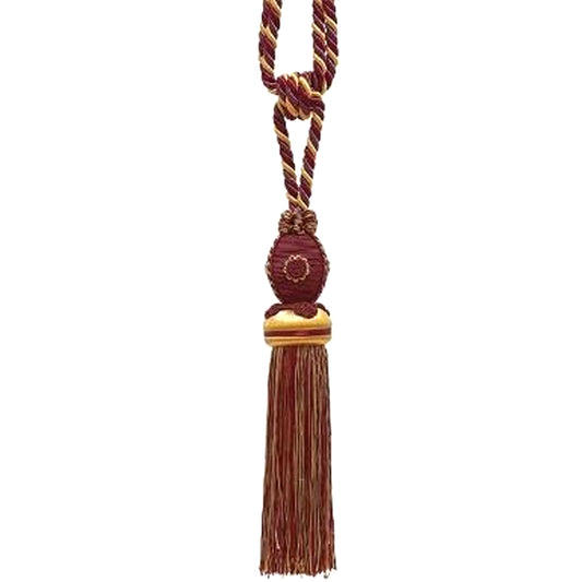 Baroque Collection 10" Single Tieback/Tassel, Autumn Leaves