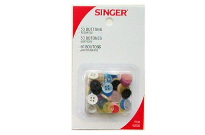 Assorted Buttons 50 Pack  (Set of 12)