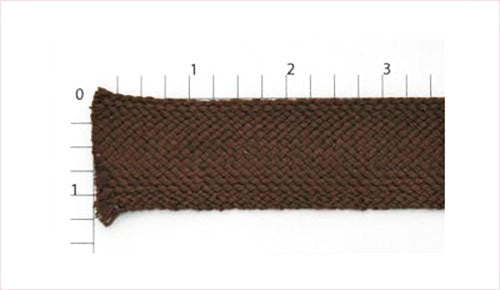 Cotton Flat Braid 1-1/8" - 6 Colors