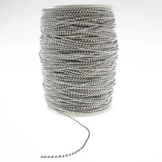 2.5mm Round Metallic Faux Pearls (200 yards)    #10787