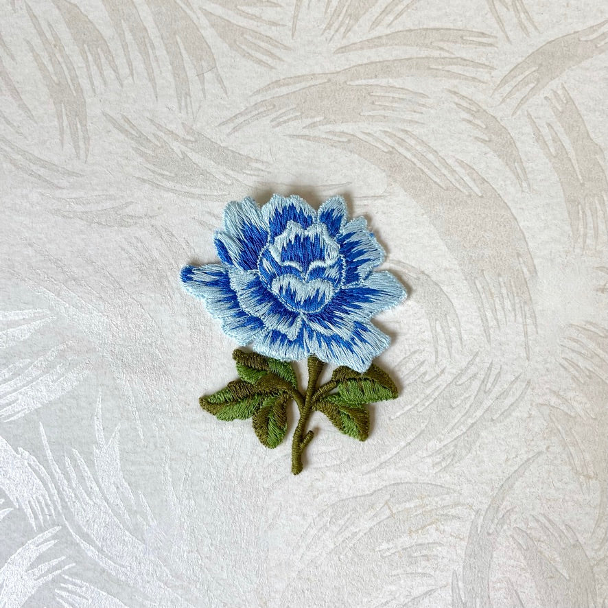 Large Stitched Rose Applique - 3 Colorways