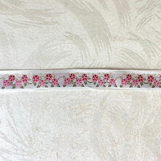 Floral Vine Jacquard 7/8"