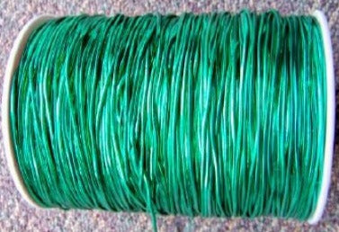 Shiny Metallic Green Elastic Cord, 500 Yrd (1 Roll)