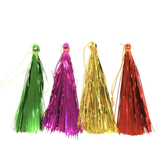 Metallic Foil  6" Tassels