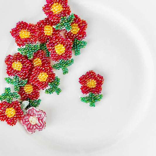    Beaded_Flower_Applique