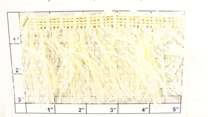 Lace & Tassel Feather Fringe 2-3/4" 4 Colorways