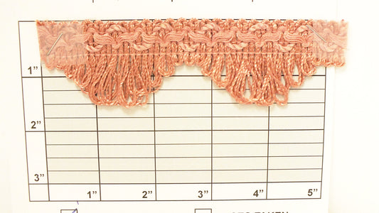 Loop Fringe w/Braid 1-1/2" (Per Yard) 5 Colors