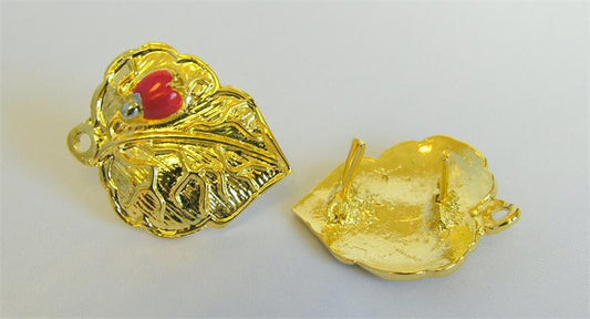 Gold Leaf With Lady Bug Belt Decoration (Box of 20)