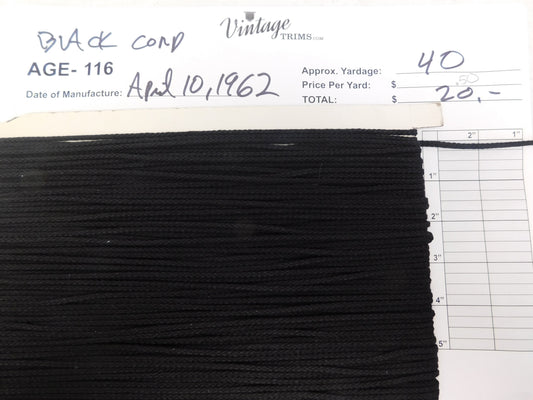 Card of Black Cord (approx. 40 yards)