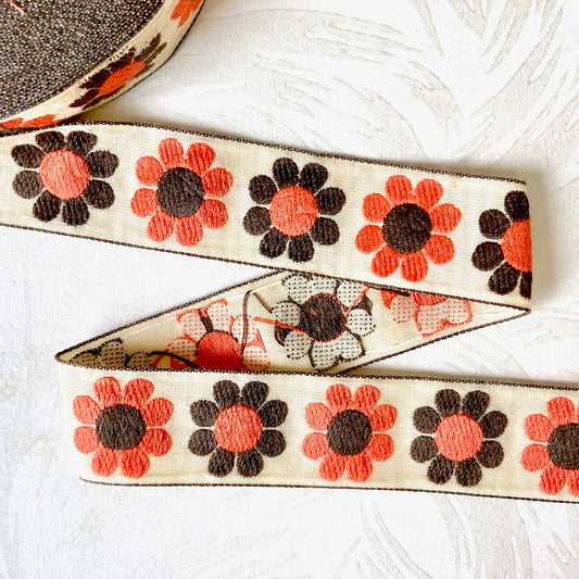 Daisy Jacquard 1-1/4" - 2 Colorways