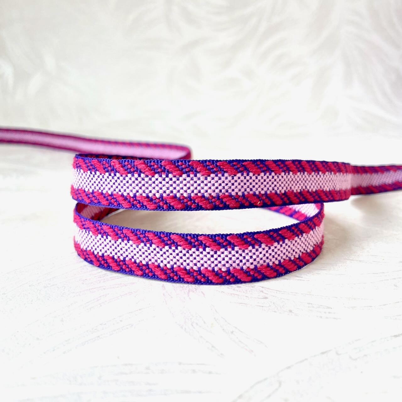     Diagonal_Line_Jacquard_Ribbon