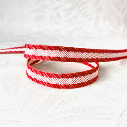     Diagonal_Line_Jacquard_Ribbon