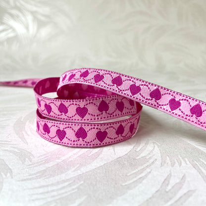 Narrow Hearts Jacquard 1/2" - 5 Colorways