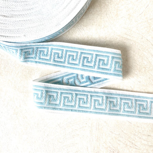 Greek Key Jacquard 7/8" - 6 Colorways