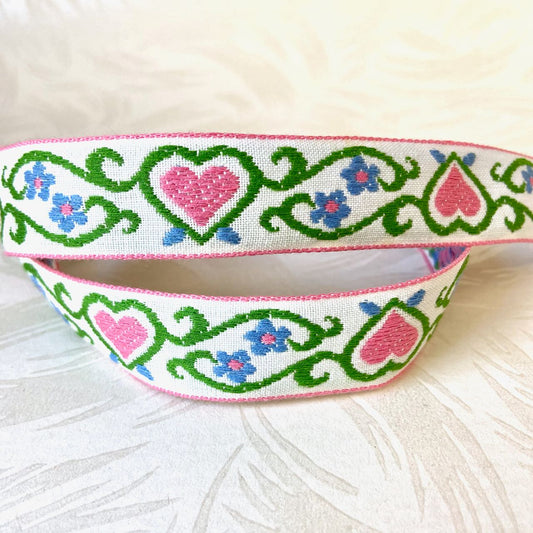     Heart_Flower_Jacquard_Ribbon