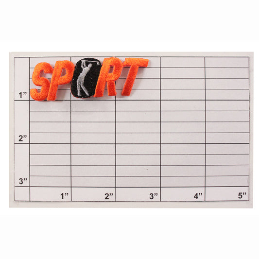 Sport  Applique 3 styles