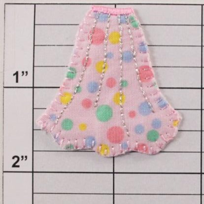 Polka Dot Skirt applique