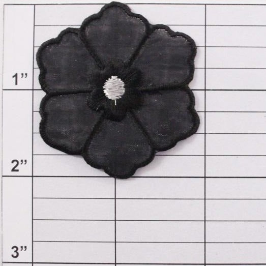 2" flower applique 9 colors