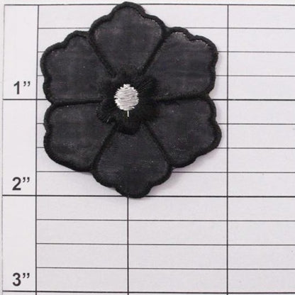 2" flower applique 9 colors
