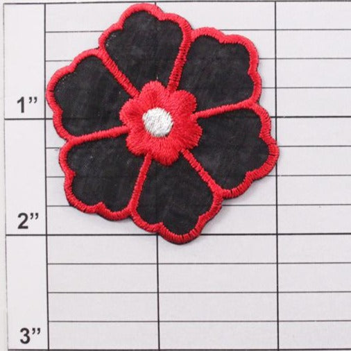 2" flower applique 9 colors