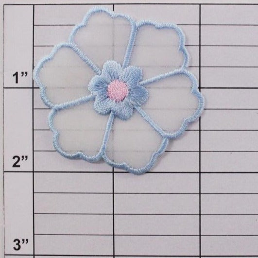 2" flower applique 9 colors