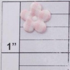 Mini 1/2" flower applique 6 colors (6 per bag)