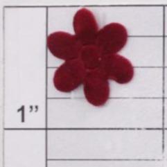 Felt flower applique 10 colors (6 per bag)