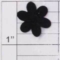 Felt flower applique 10 colors (6 per bag)