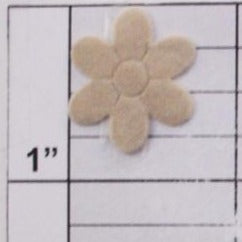 Felt flower applique 10 colors (6 per bag)