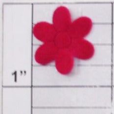 Felt flower applique 10 colors (6 per bag)