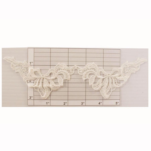 Embroidered collar pieces