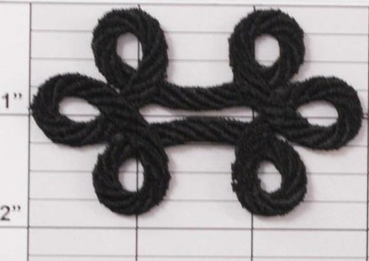 3" figure 8 applique