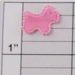 shiny puppy applique 10 colors (6 per bag)
