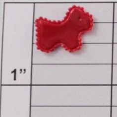 shiny puppy applique 10 colors (6 per bag)