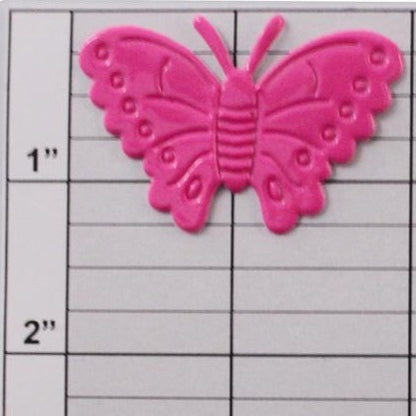 Shiny butterfly applique 10 colors (4 per bag)