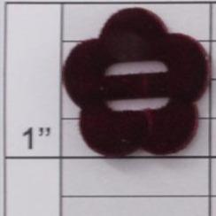 Velvet Flower Buckle Applique 11 colors (4 per bag)