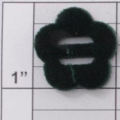 Velvet Flower Buckle Applique 11 colors (4 per bag)