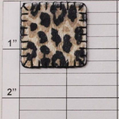 Leopard print shape appliques 4 styles