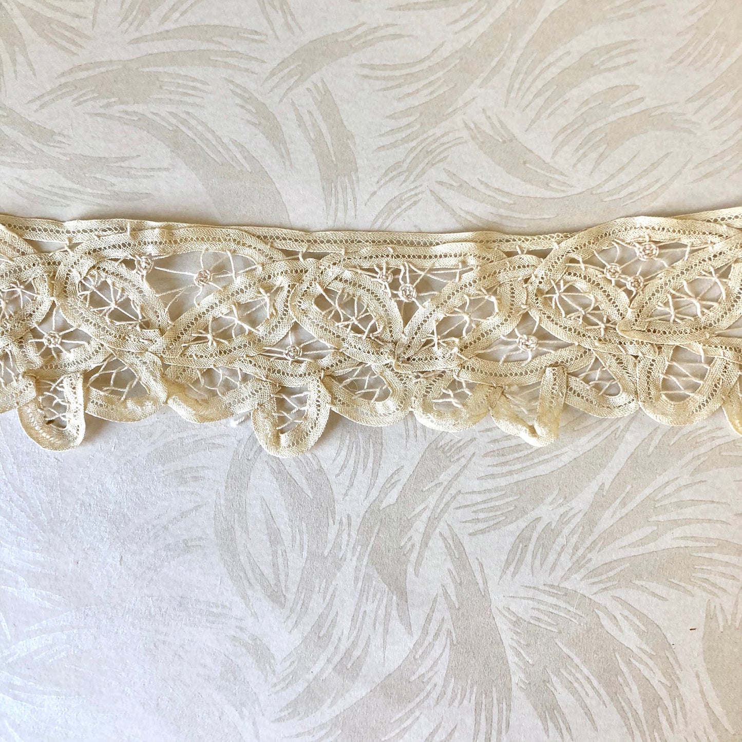 Wide Battenburg Lace Edging 3-1/2"