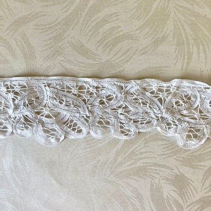 Wide Battenburg Lace Edging 3-1/2" - Two Colors