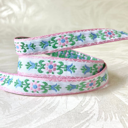Floral Daisy Jacquard 5/8" - 8 Colorways