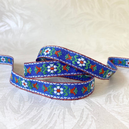 Floral Daisy Jacquard 5/8" - 8 Colorways