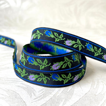 Rosebuds Jacquard 5/8" - 11 Colorways