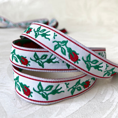 Rosebuds Jacquard 5/8" - 11 Colorways