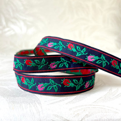 Rosebuds Jacquard 5/8" - 11 Colorways