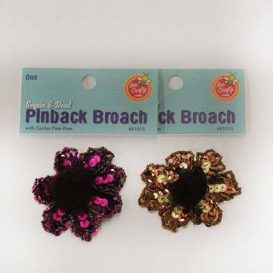 Sequin & Bead Brooch