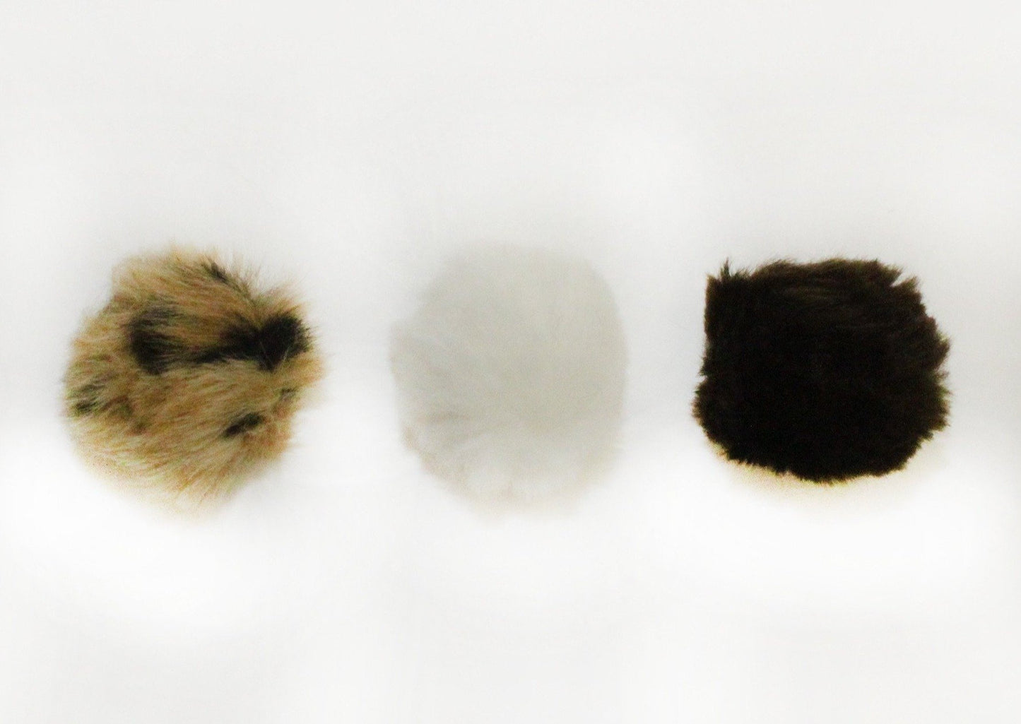 1.5" Faux Fur Pom-Pom Balls