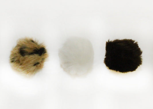 1.5" Faux Fur Pom-Pom Balls