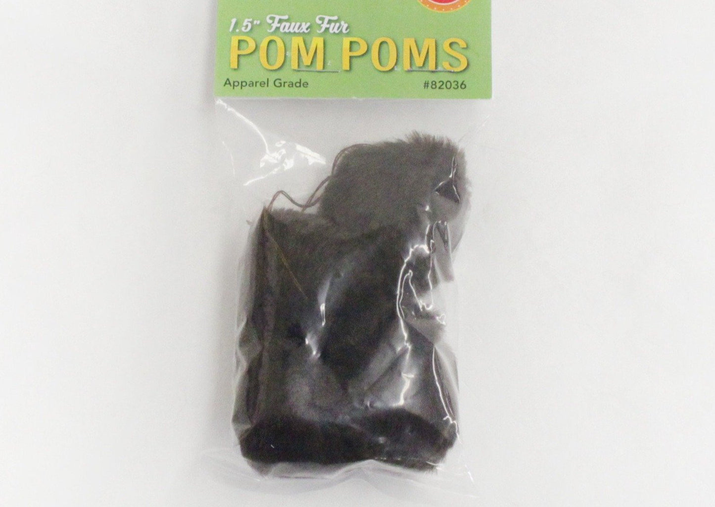 1.5" Faux Fur Pom-Pom Balls