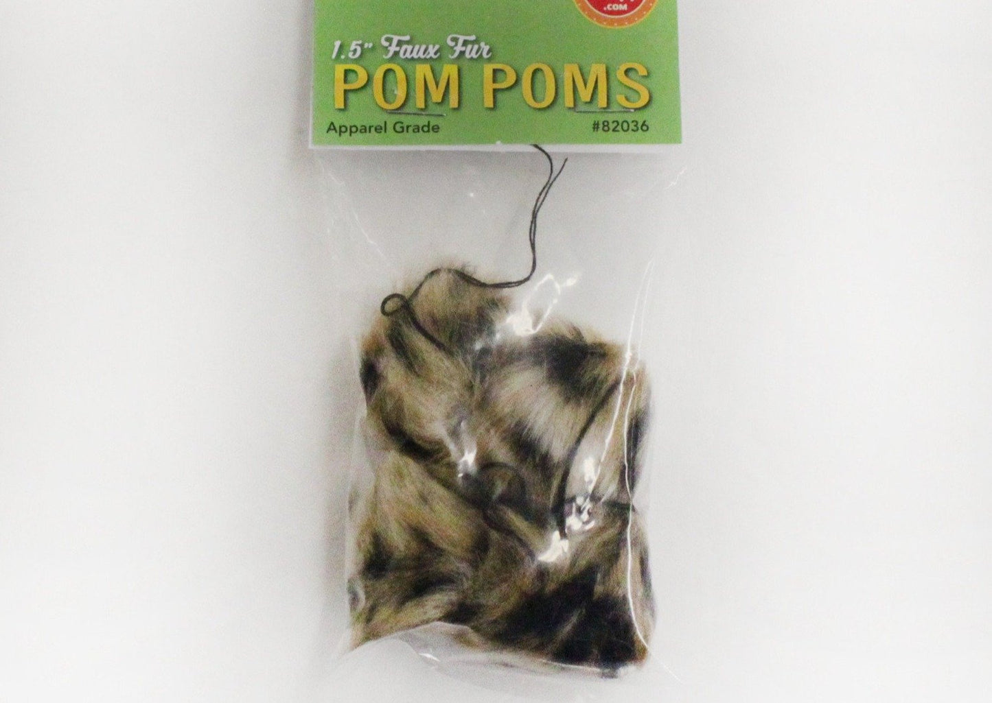 1.5" Faux Fur Pom-Pom Balls